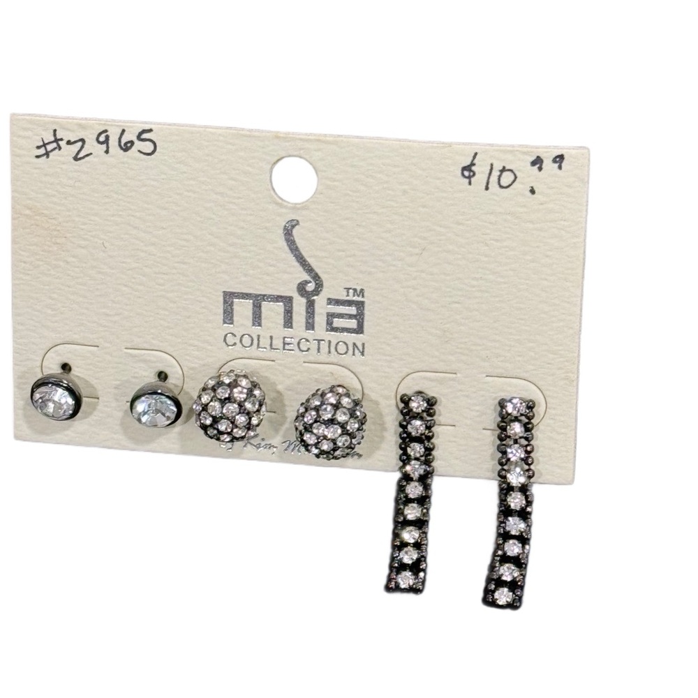 3 Pair Earrings